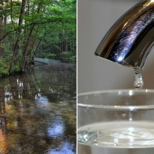 stream and faucet
