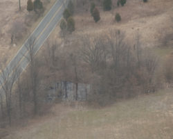 Aerial view of vernal pool