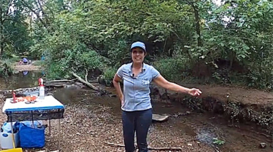 Stream side with Sarah Ali