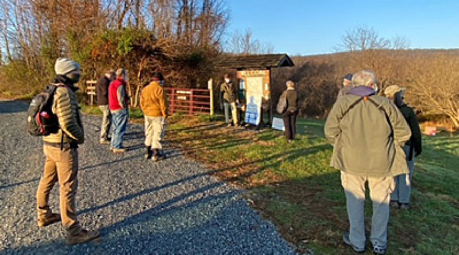 Bird walk at Blue Ridge Center