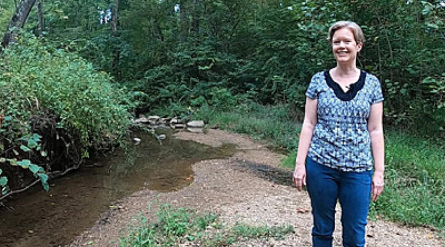 Amy Ulland stream side