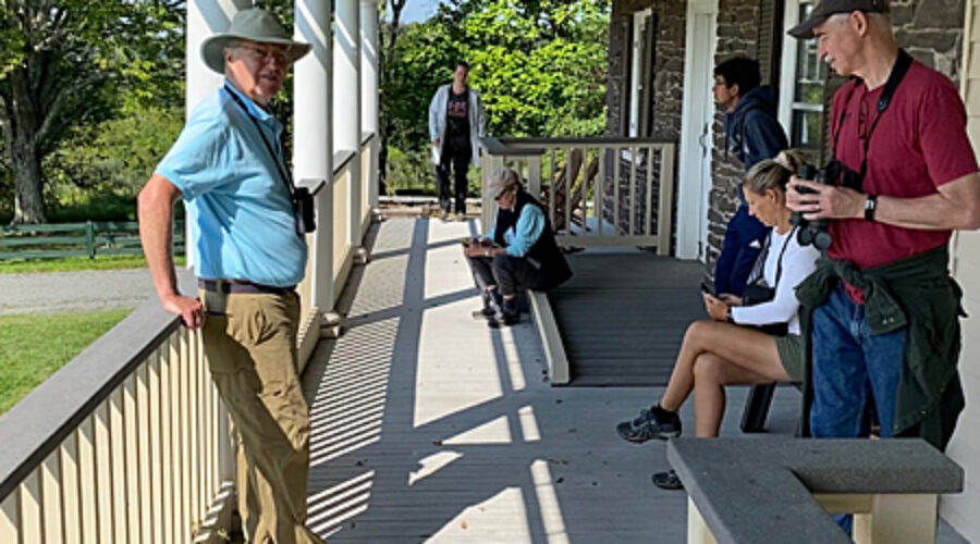 Banshee Reeks Visitor Center porch