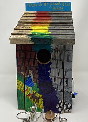 McQueen Art Birdhouse