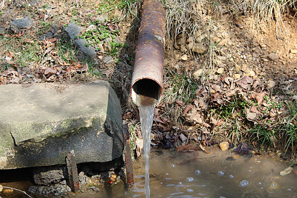 Limestone Branch Tributary WWTF Discharge Pipe