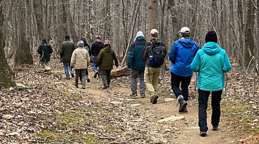 Bird walk at Blue Ridge Center