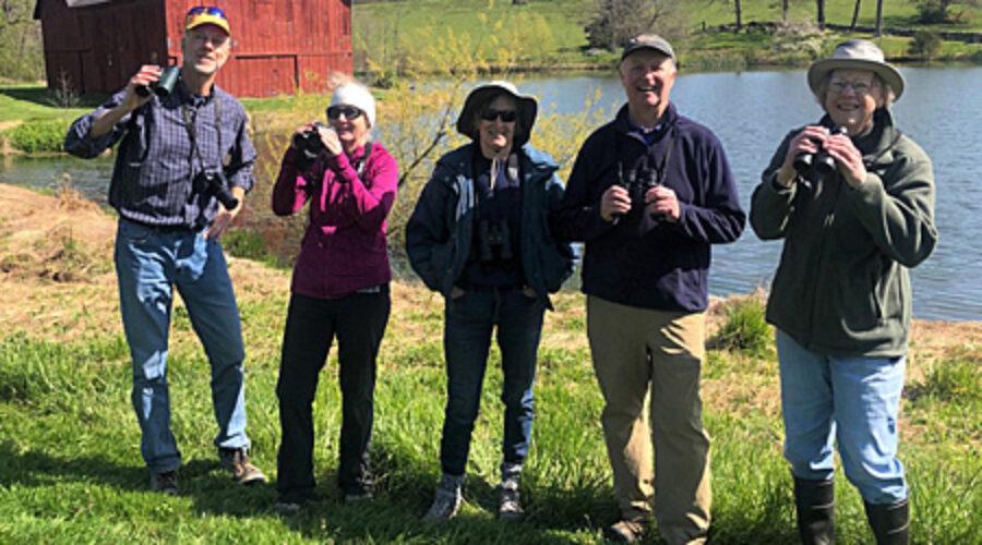 Group of birders on April 29