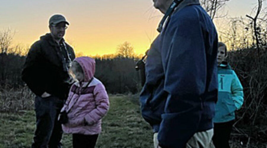 Participants at American Woodcock walk.