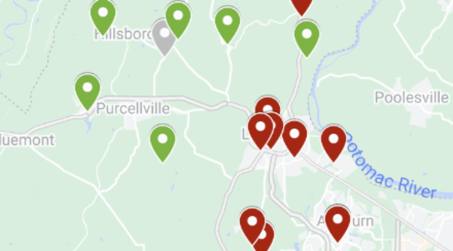 Map of Stream Monitoring Sites