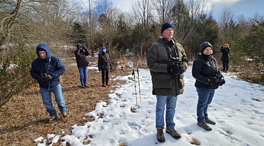Birders at Dulles Wetlands