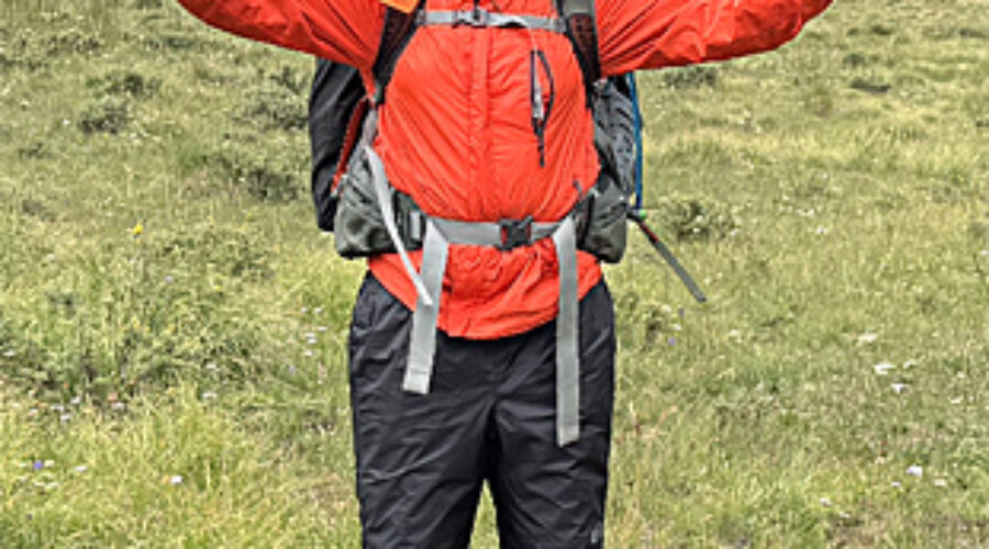 Velan Natarajan in hiking gear