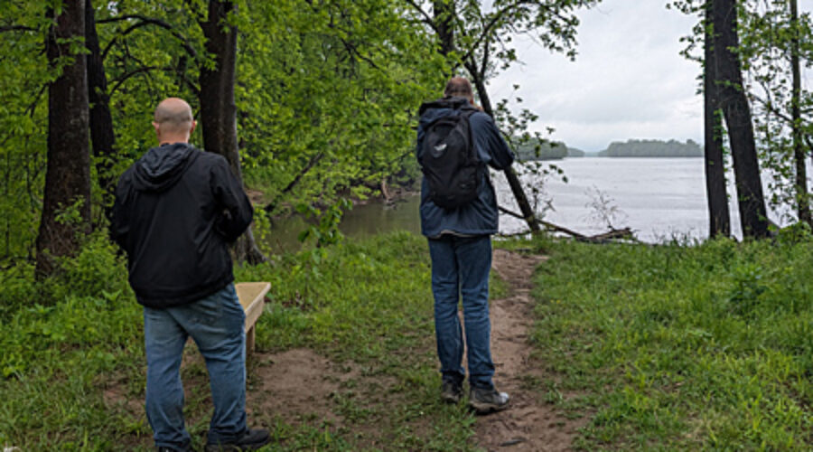 Two Birdathon team members